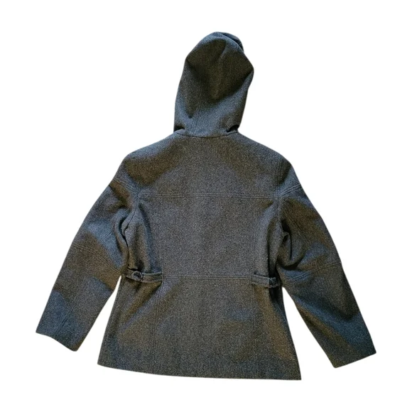 Espirit Women's Gray Hooded Jacket 90% Wool - Picture 5 of 11